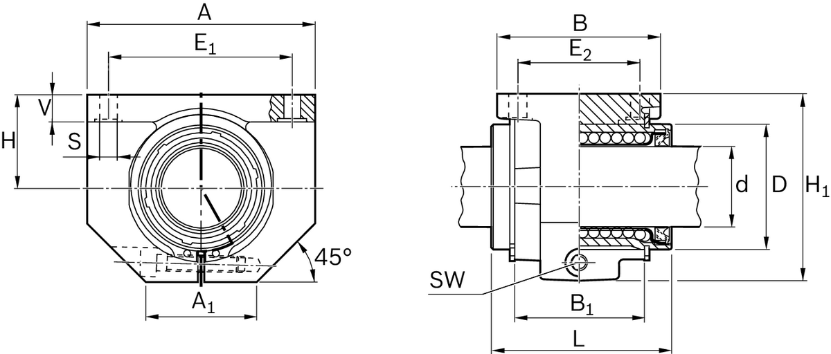 Линейный комплект Bosch Rexroth LSGE-M-12-DD [R106621200]
