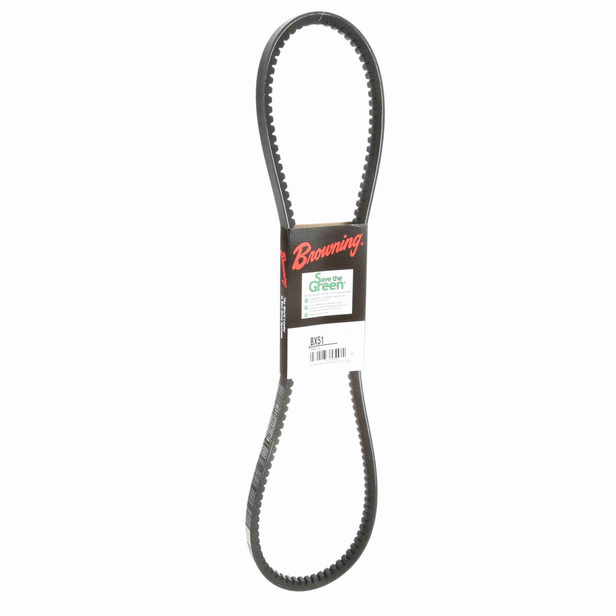Browning EPDM Notched Belt 98% Efficient - BX51