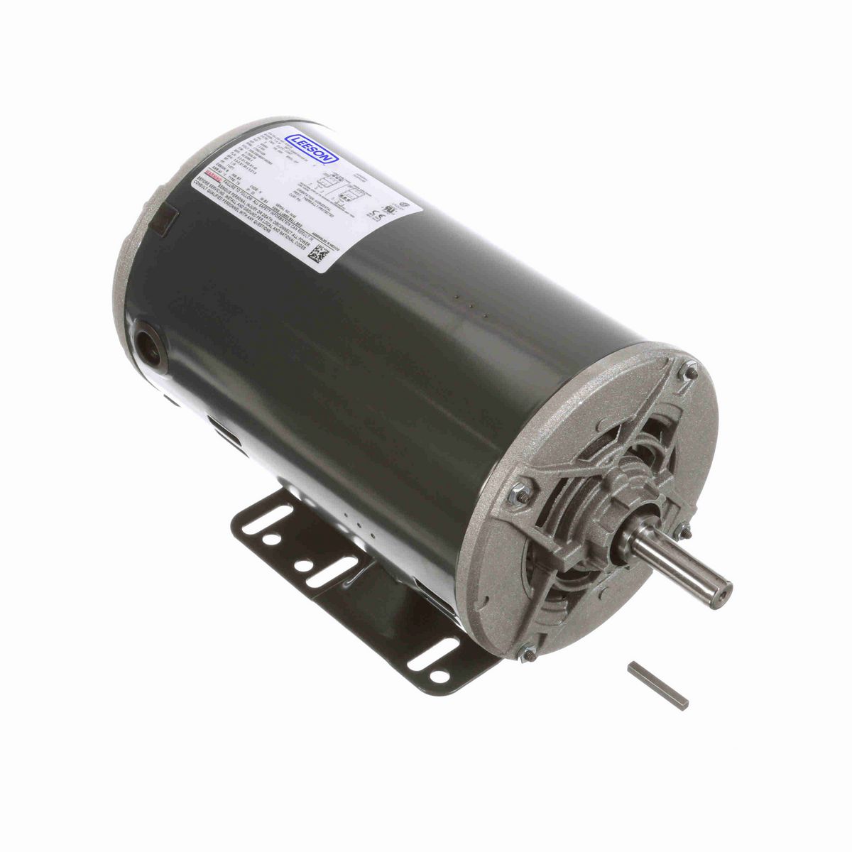 LEESON General Purpose Motor, 1 & 0.75 HP, 3 Ph, 60 & 50 Hz, 208-230/460 & 190/380 V, 1800 & 1500 RPM, 56H Frame, DP - G921A