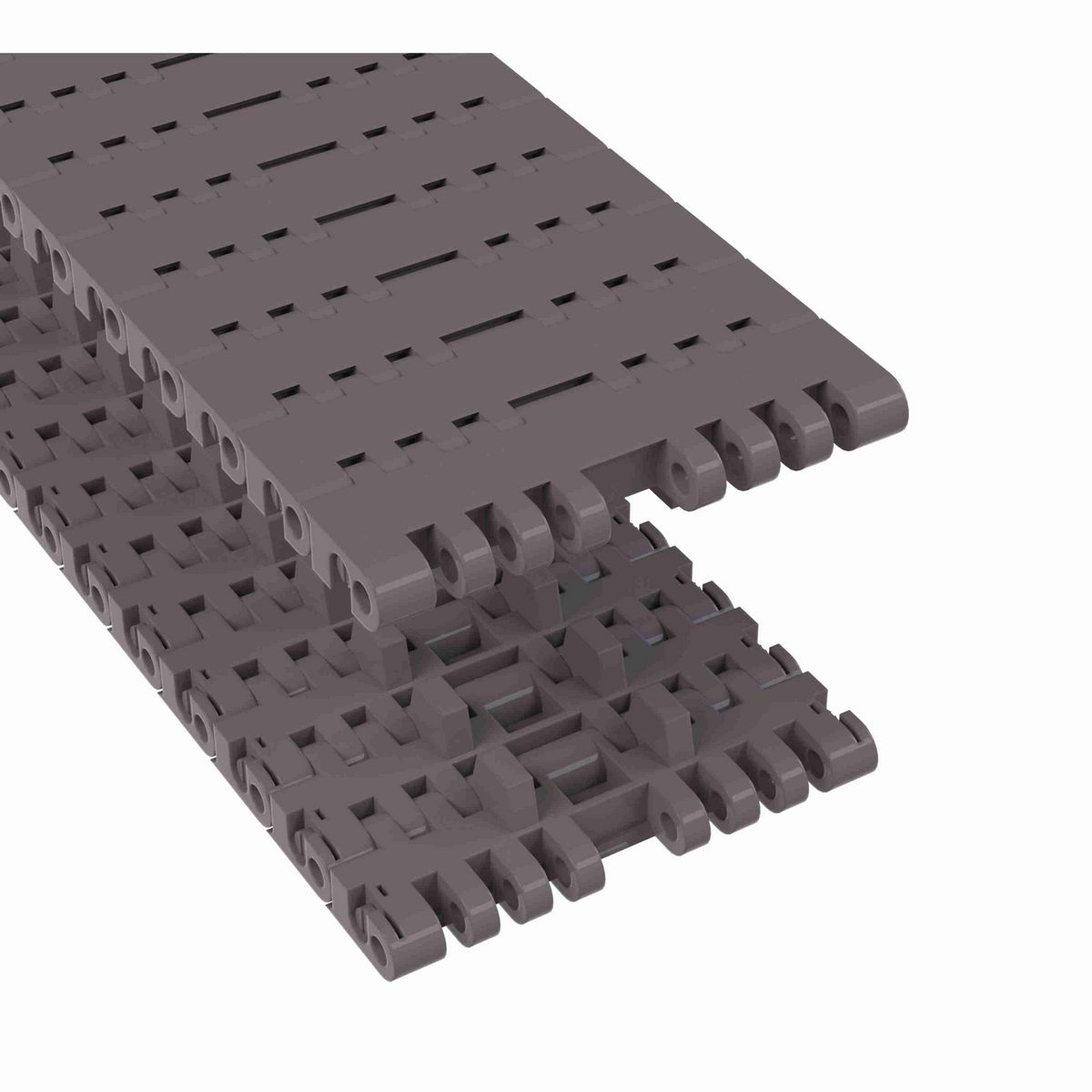 Rexnord 7705 Straight Running Solid Top, Material: Brown High Performance, Width: 4.5in, Pitch: 1in - 81415141