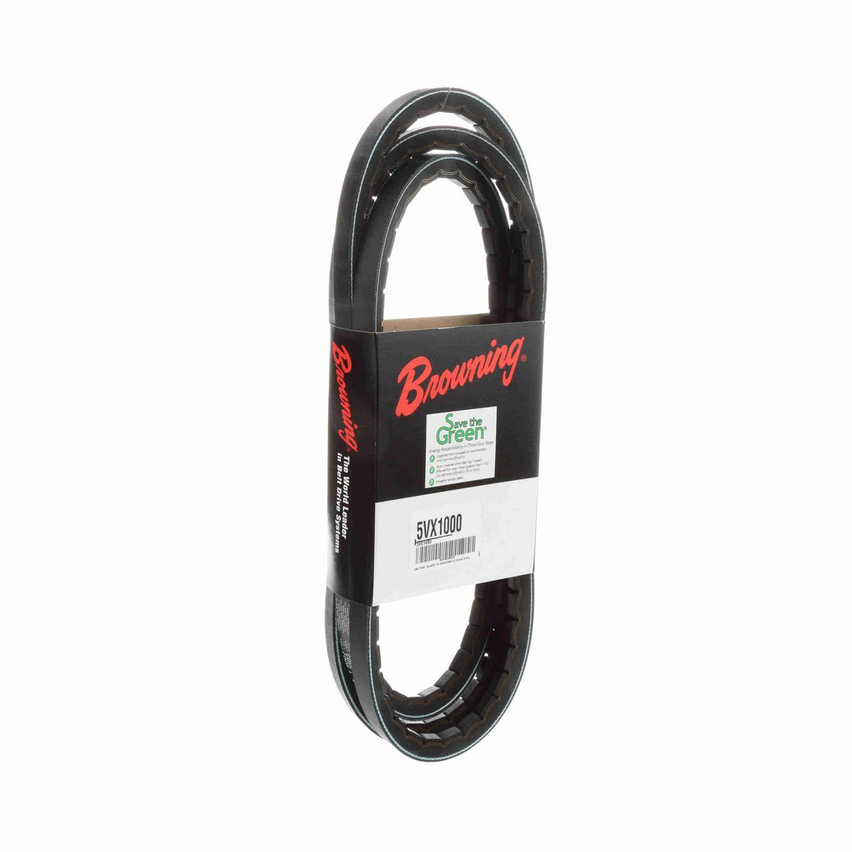 Browning EPDM Notched Belt 98% Efficient - 5VX1000