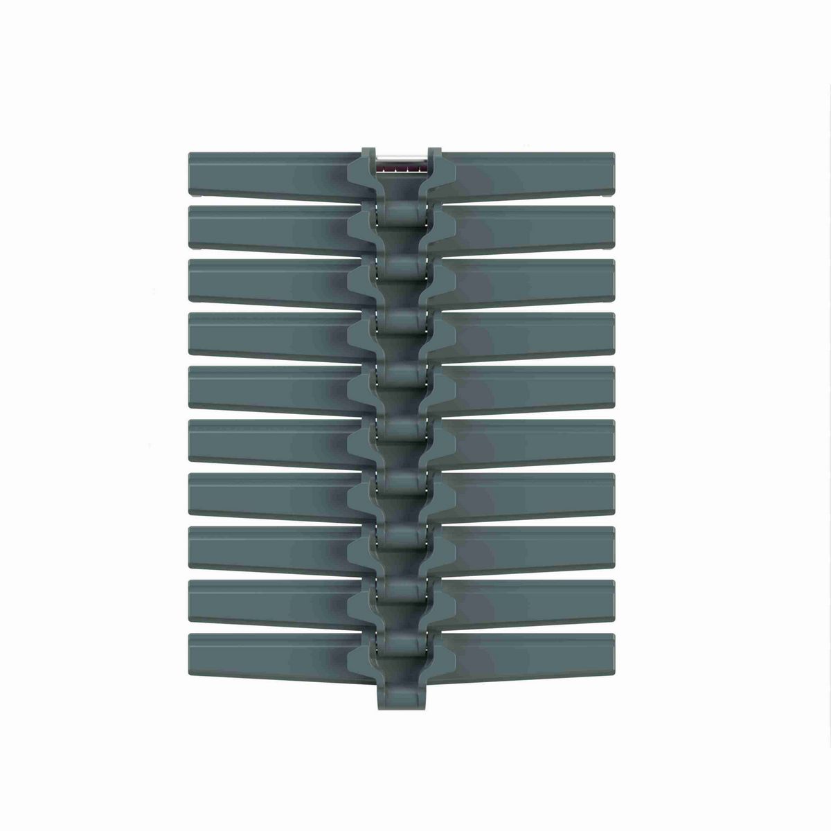 Rexnord HDF LBP Side-flexing Low Backline Pressure, Material: Internally Lubricated Polyacetal (Grey), Width: 12in, Pitch: 1.5in - 752.89.20