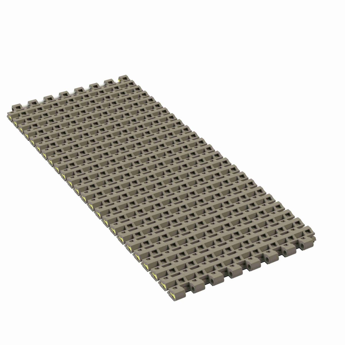 Rexnord 1505 RubberTop® Straight Running RubberTop®, Material: Grey Tough Composite, Width: 6in, Pitch: 15mm - TCF1505-6
