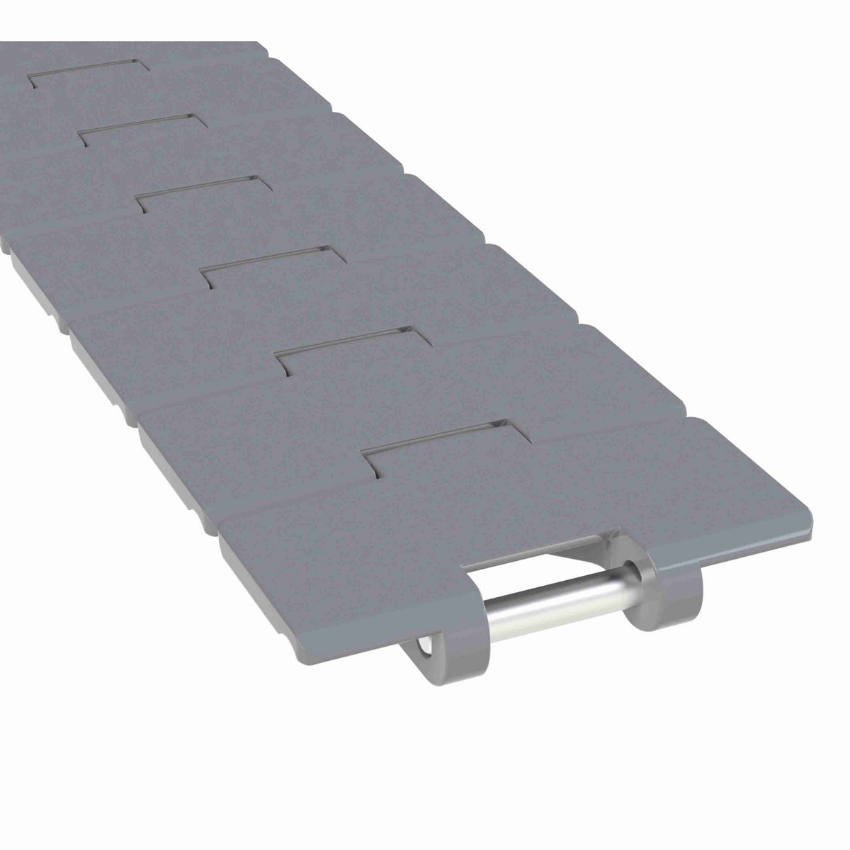 Rexnord 880M Side-flexing Solid Top, Material: Silver Platinum Series™ X, Width: 84mm, Pitch: 1.5in - 781.10.46