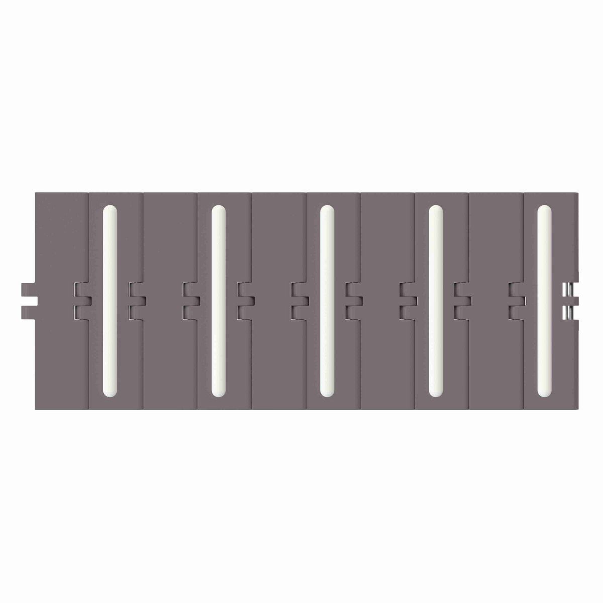 Rexnord 820 RubberTop Straight Running RubberTop®, Material: Brown High Performance, Width: 6in, Pitch: 1.5in - 81418893