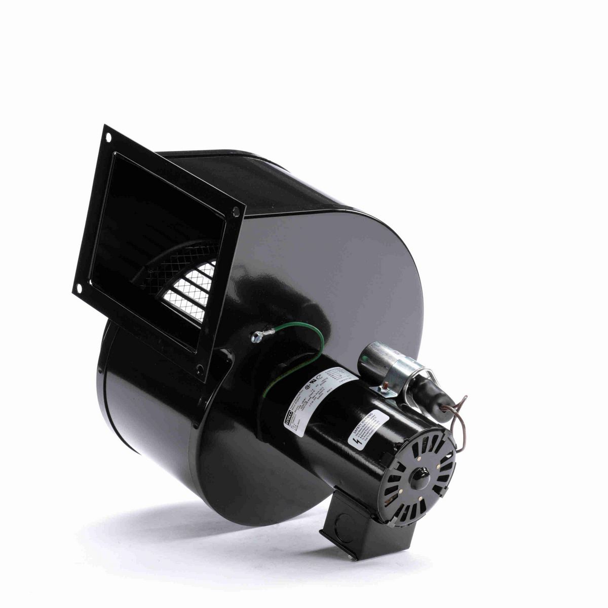 FASCO Rectangular Outlet Permanent Split Capacitor Centrifugal Blower, 115 Volts, Flange: Yes - A455