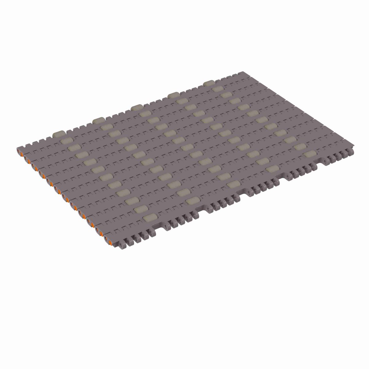 Rexnord 7743 Straight Running Low Backline Pressure, Material: Brown High Performance, Width: 15in, Pitch: 1in - 10324682