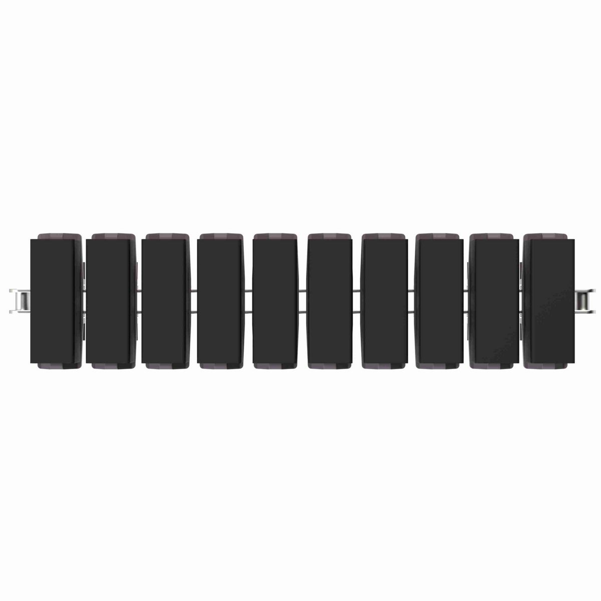 Rexnord 1873TAB SideGrip™ Side-flexing, Material: Brown High Performance, Width: 3.75in, Pitch: 1.5in - 81420497