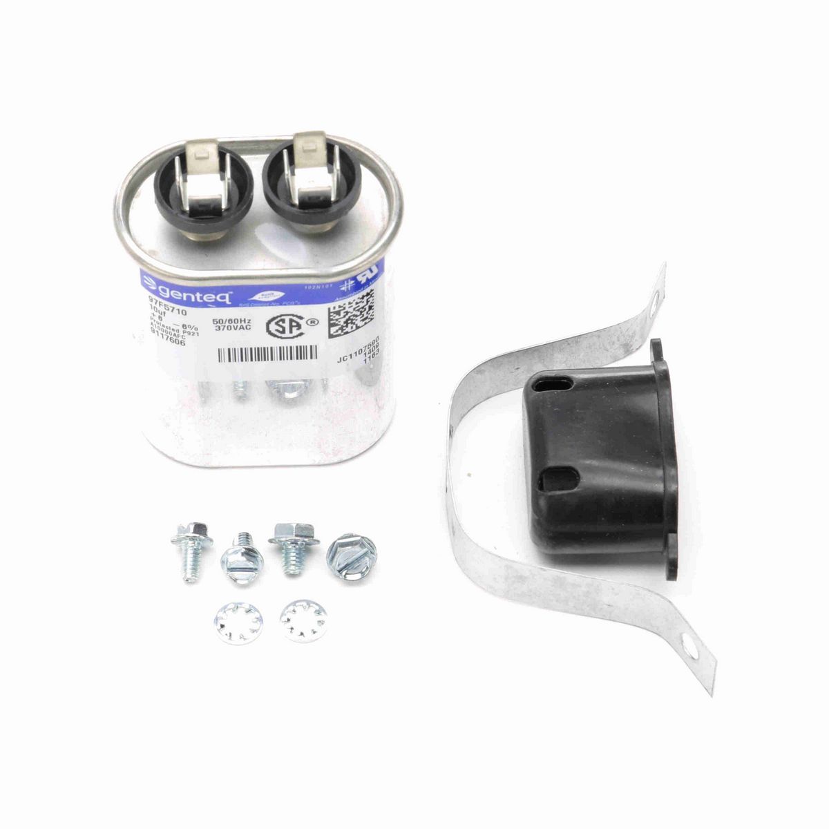 LEESON 10 MFD CAP AND MOUNTING KIT WITH BOOT - A245