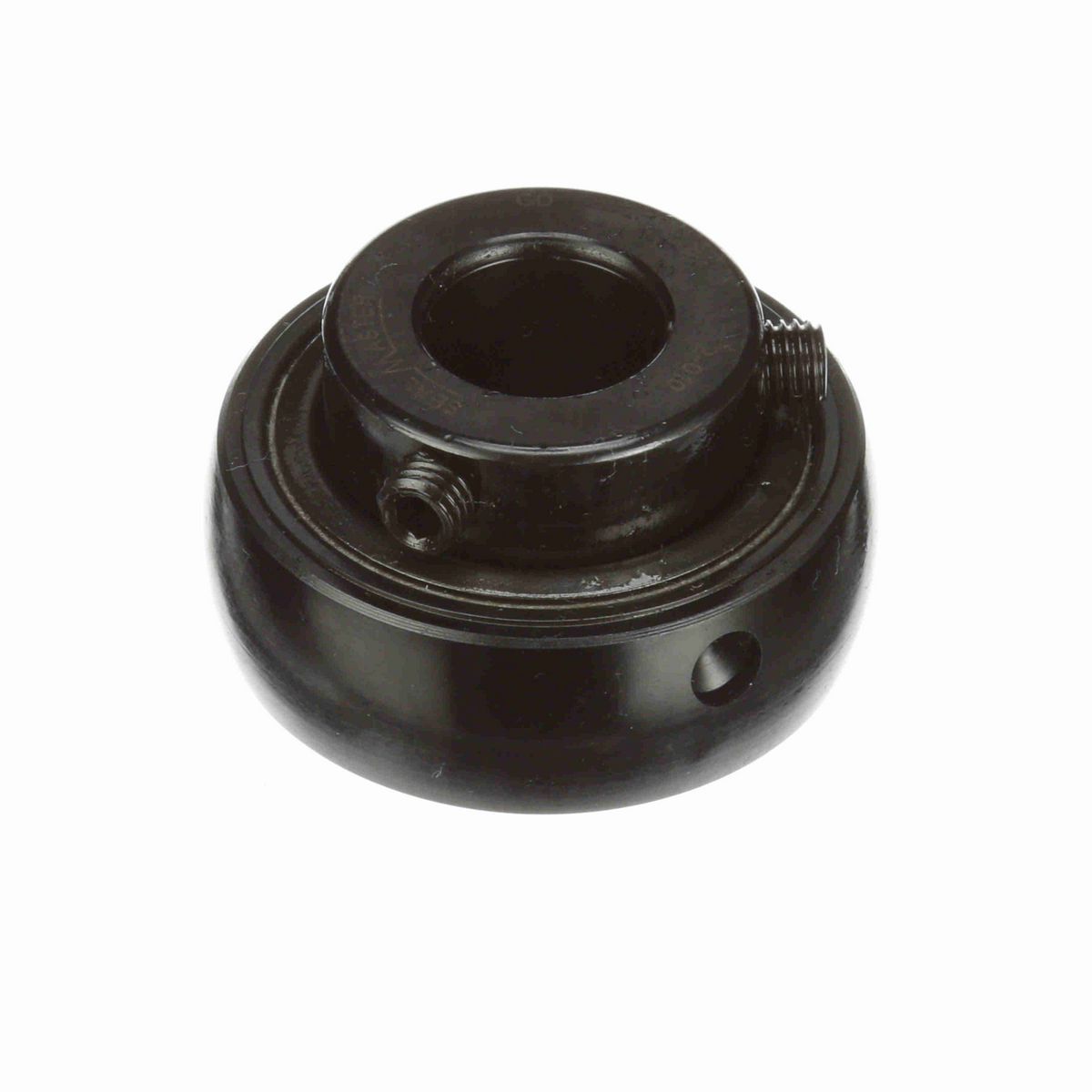 Sealmaster Mounted Insert Only Ball Bearing - 52100 Bearing Steel, Black Oxided - Setscrew Lock - 2-010
