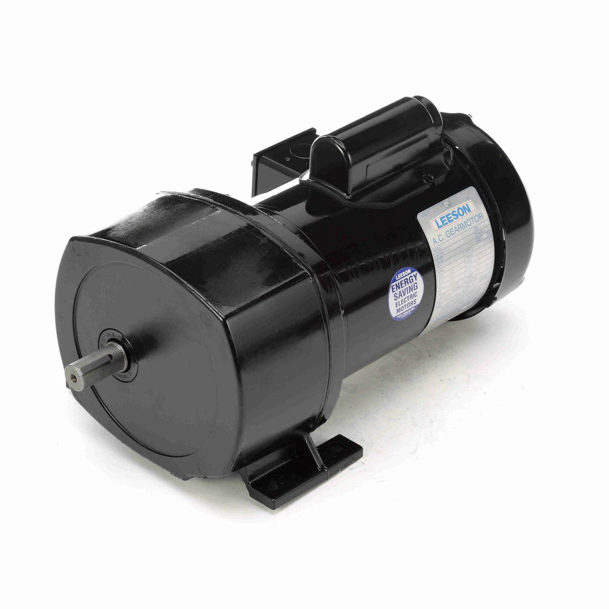 LEESON Parallel Shaft Gearmotor, 0.50 HP, 1 Ph, 60 Hz, 115/208-230 V, 41 RPM, 48Y Frame, TEFC - 107017.00