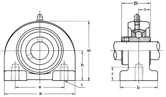Подшипниковый узел ASAHI type UCPA 200, UCPA 208 [502513]
