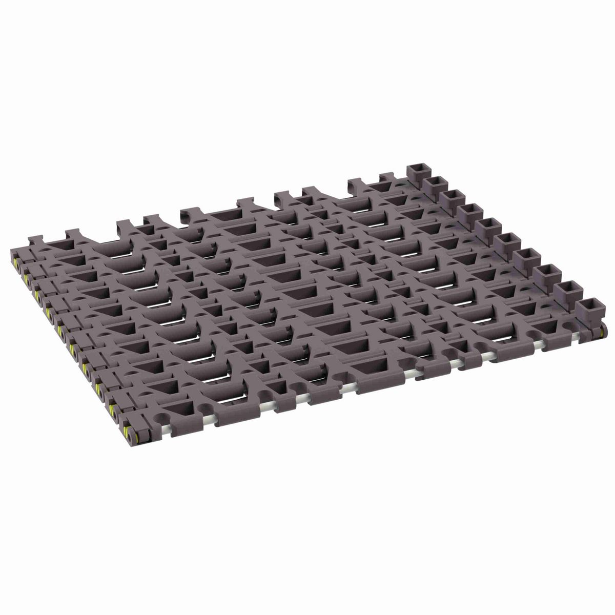 Rexnord 7956GT Side-flexing Flush Grid, Material: Brown High Performance, Width: 15in, Pitch: 1.25in - 10324704