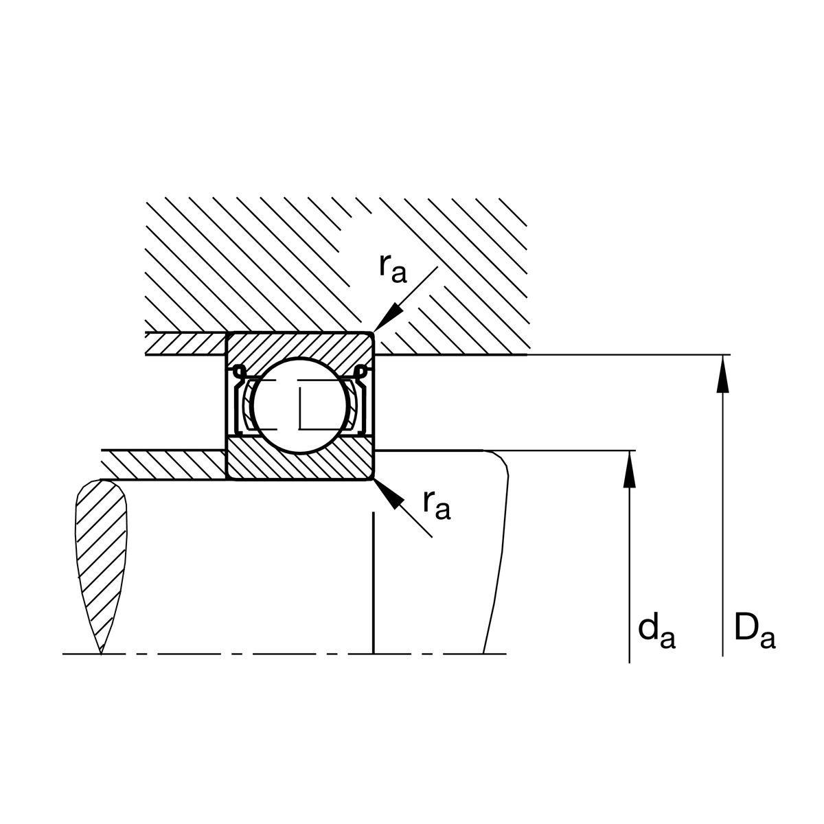 Радиальный шарикоподшипник FAG 6013-2Z-L038