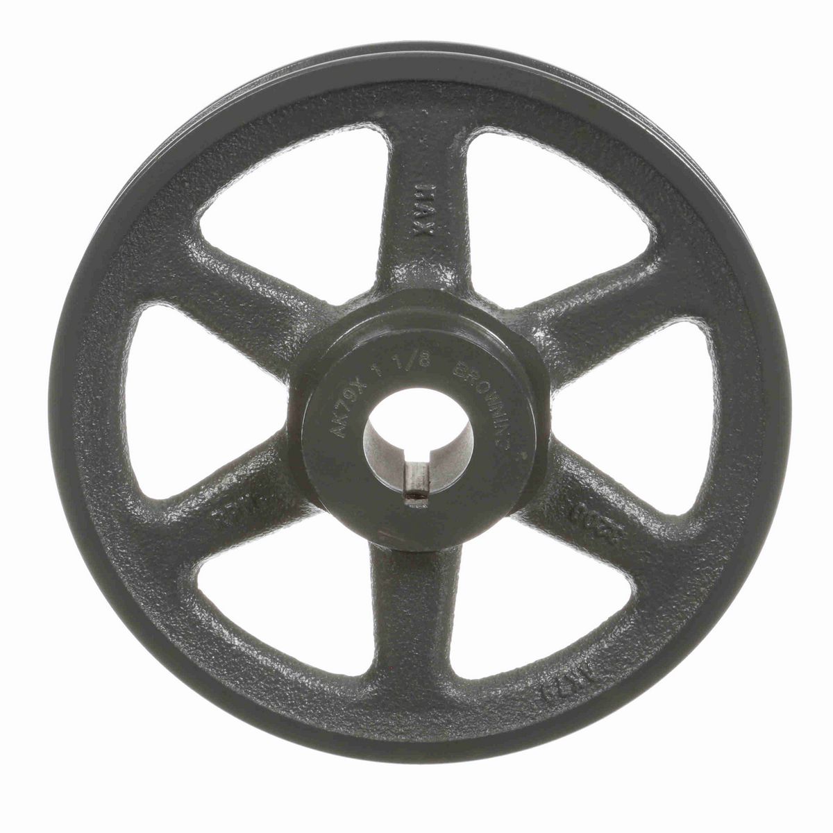 Browning 1 Groove Cast Iron FHP - Finished Bore Sheave - AK79X 1 1/8