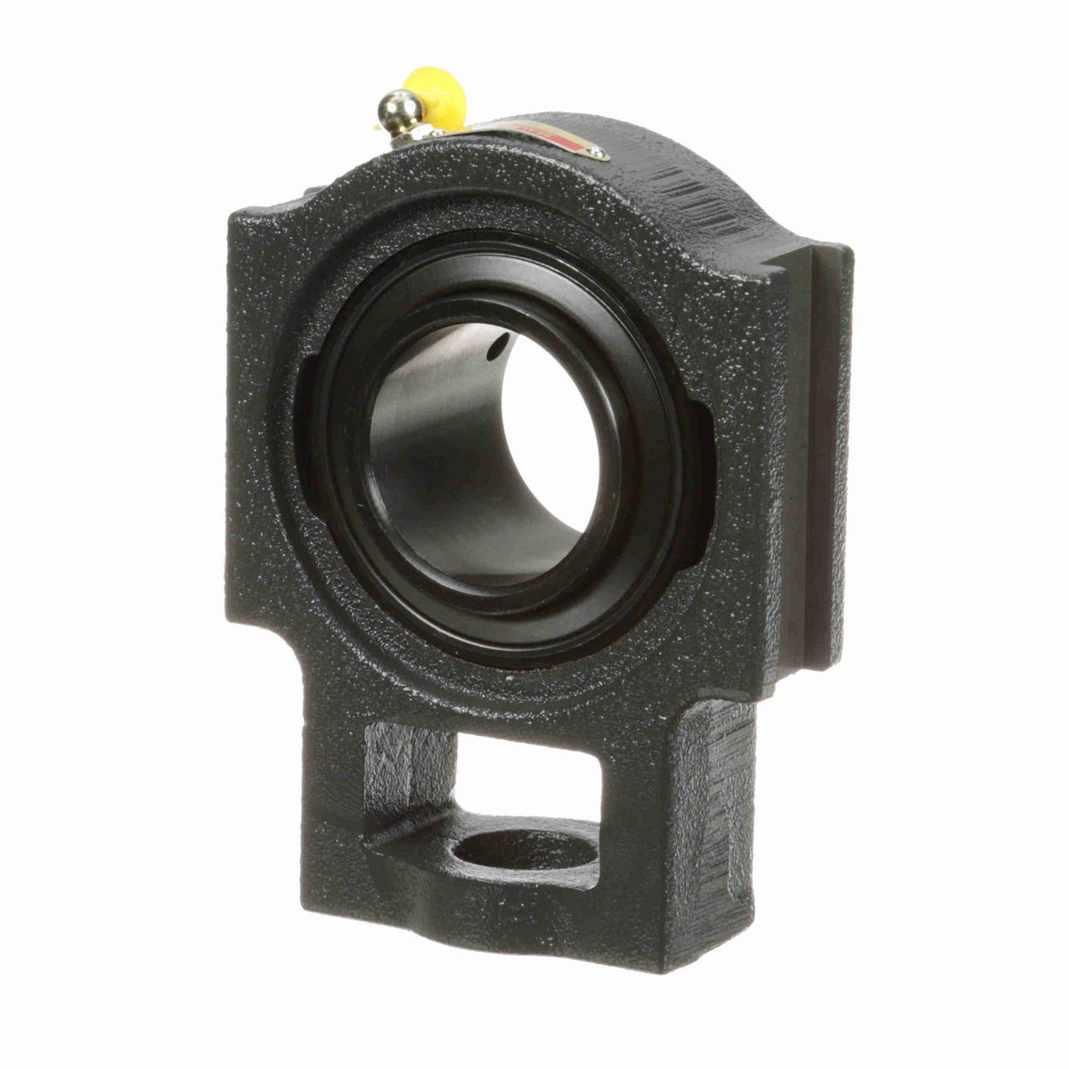 Sealmaster Mounted Cast Iron Wide Slot Take Up Ball Bearing - 52100 Bearing Steel, Black Oxided - Setscrew Lock - ST-39
