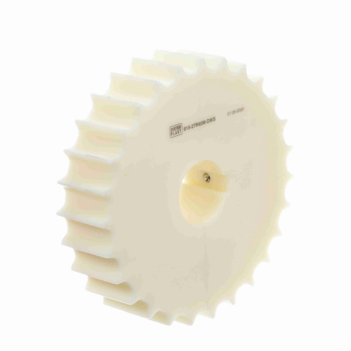 System Plast 815 Series Split Machined Sprocket with 27 Teeth and a 40mm Round Shaft-Ready Bore - 815-27R40M-DMS