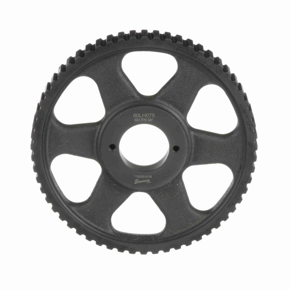 Browning Steel Bushed Bore Gearbelt Pulley - 60LH075