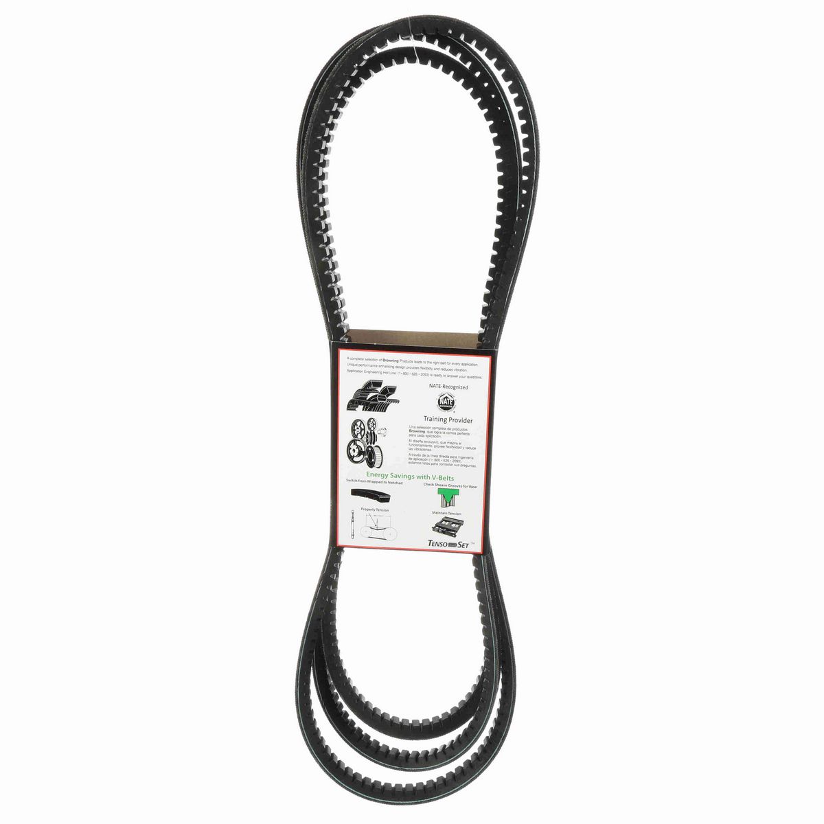 Browning EPDM Notched Belt 98% Efficient - BX148