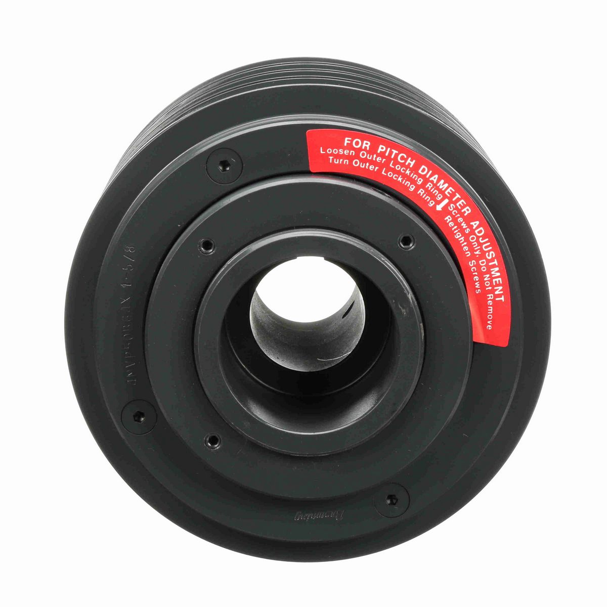 Browning 4 Groove Cast Iron Finished Bore Multiple Variable Pitch Sheave - 4MVP50B64X 1 5/8