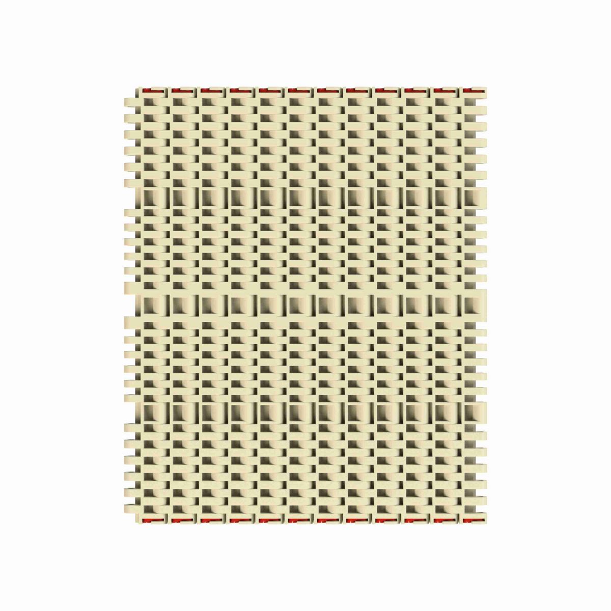 Rexnord 7705 SuperGrip™ Straight Running SuperGrip™, Material: Beige High Temperature, Width: 12in, Pitch: 1in - 10383957