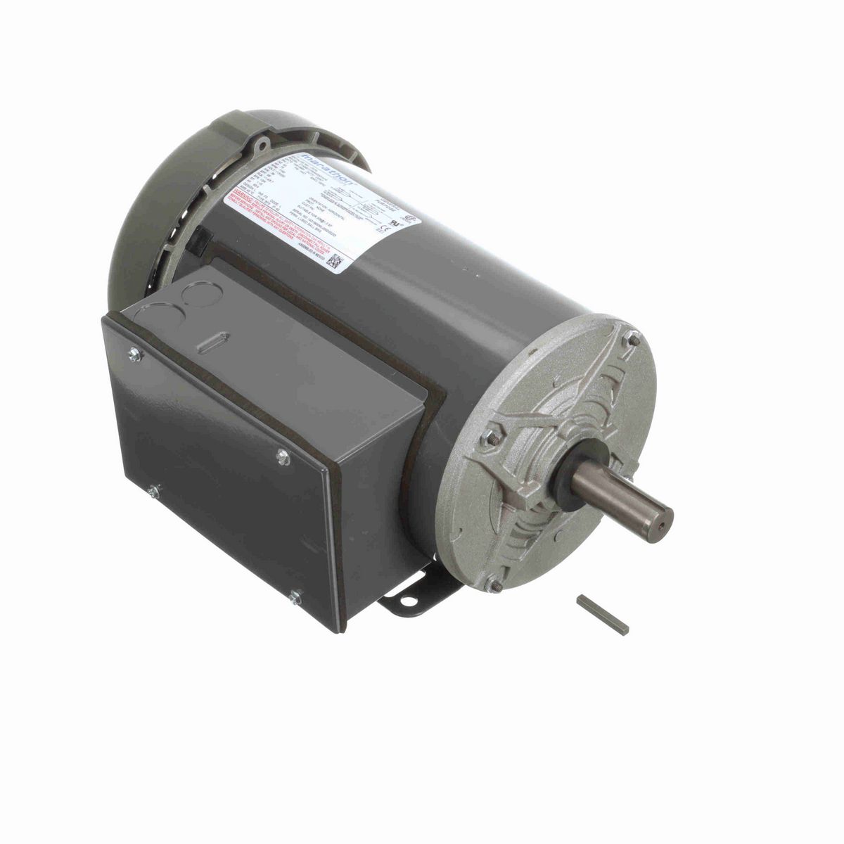 LEESON General Purpose Motor, 0.75 HP, 1 Ph, 60 Hz, 115/230 V, 1200 RPM, 143T Frame, TEFC - I707A