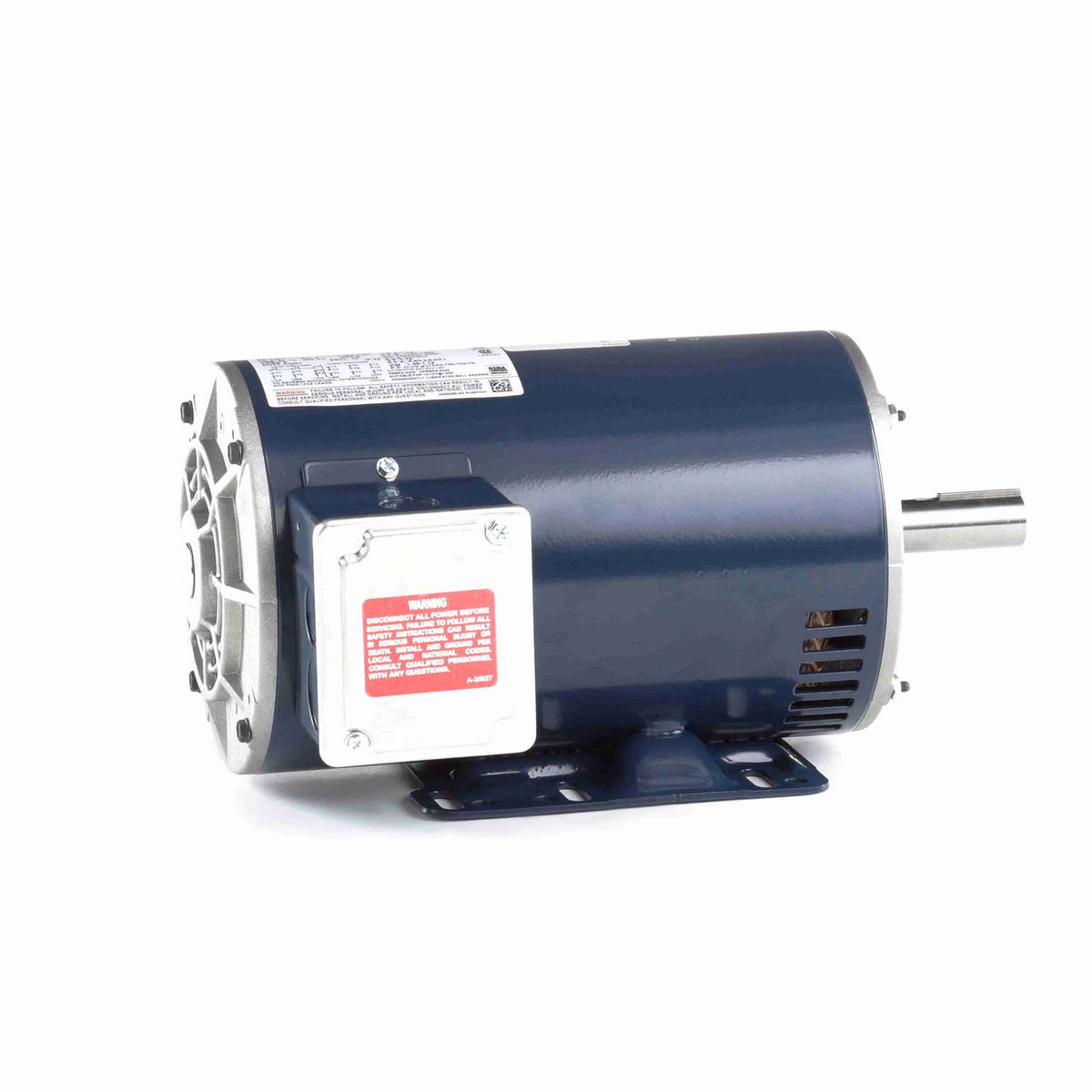 LEESON General Purpose Motor, 2 & 1.50 HP, 3 Ph, 60 & 50 Hz, 230/460 & 190/380 V, 1800 & 1500 RPM, 145T Frame, DP - E929A