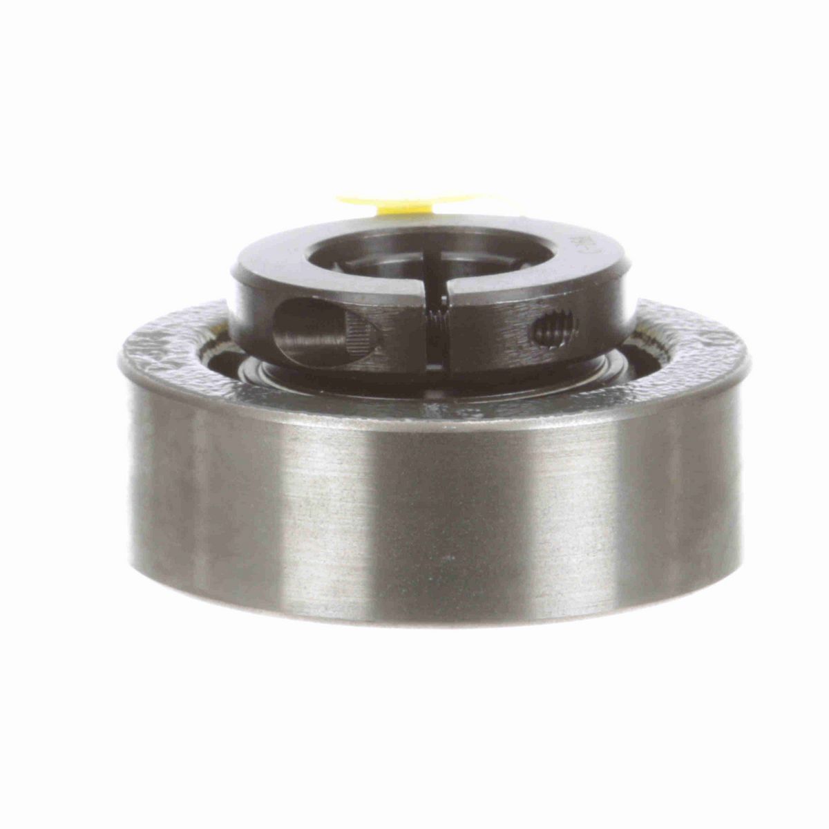 Sealmaster Mounted Cast Iron Cylindrical Cartridge Ball Bearing - 52100 Bearing Steel, Black Oxided - Concentric Lock - SC-15T