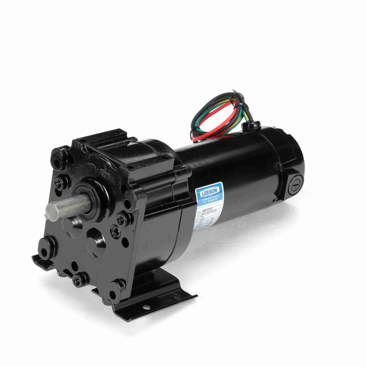 LEESON Parallel Shaft Gearmotor, 0.13 HP, 12 V, 31 RPM, 30 Frame, TENV - M1125218.00