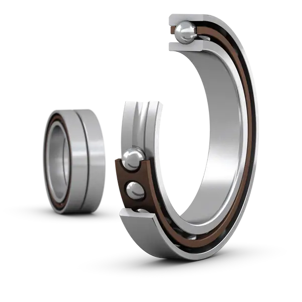 Согласованный комплект двух прецизионных высокоскоростных однорядных радиально-упорных шарикоподшипников типа E SKF 71902 ACE/P4ADBC