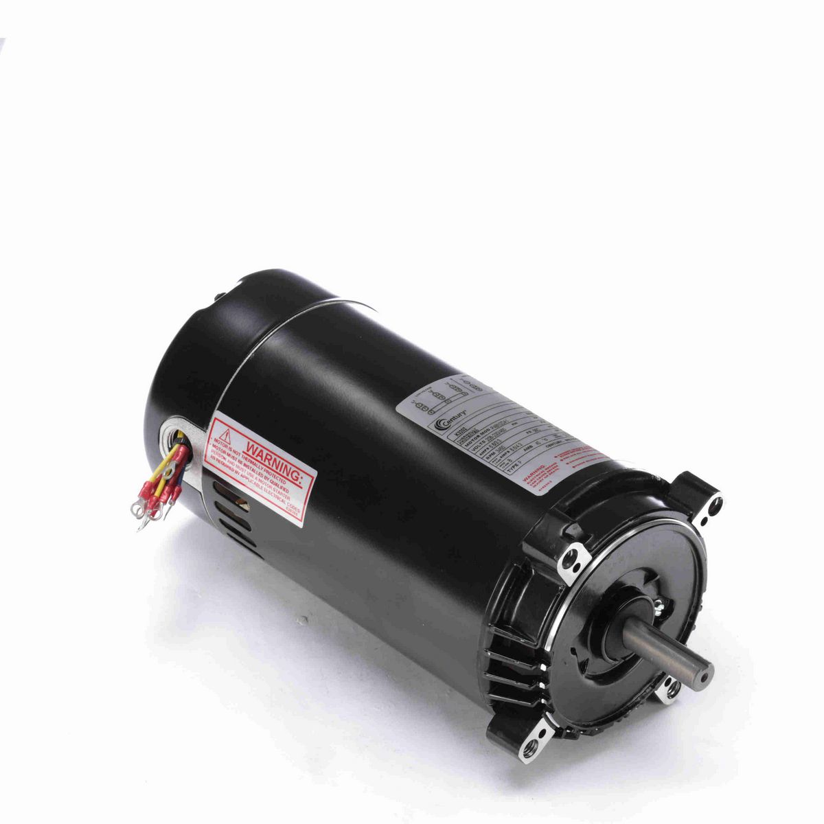 Century Pool Pump Motor, 2 HP, 3 Ph, 60 Hz, 208-230/460 V, 3600 RPM, 56C Frame, ODP - K3202