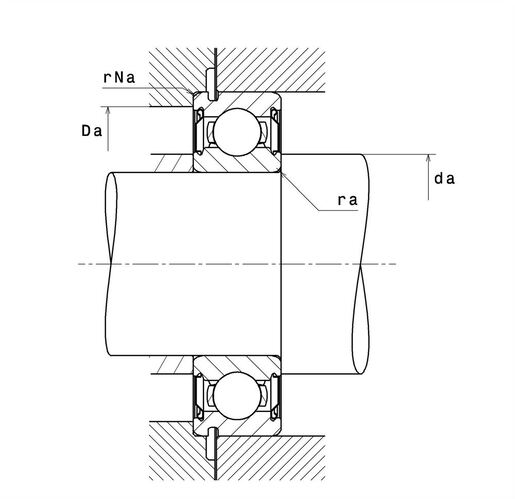 Однорядный шарикоподшипник NTN 6207ZZNC3/5K