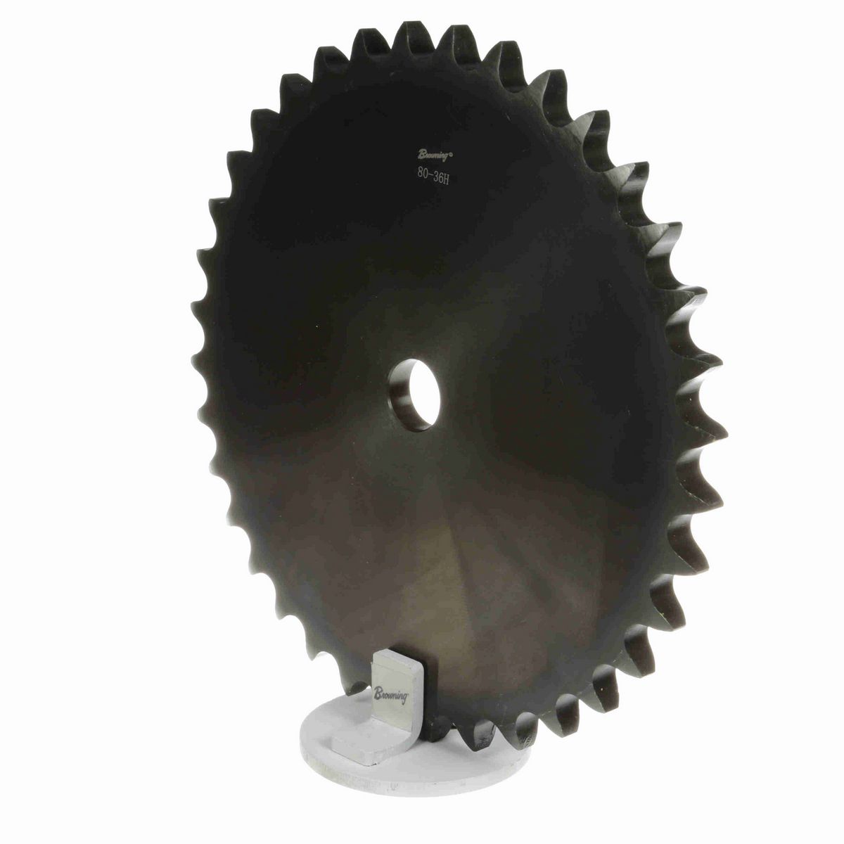 Browning Steel Minimum Plain Bore Roller Chain Sprocket - 80A36