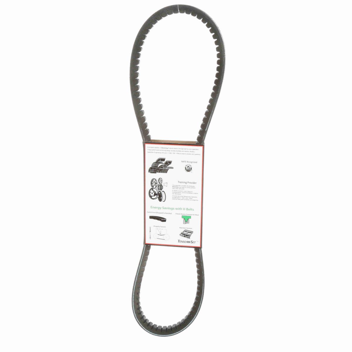 Browning EPDM Notched Belt 98% Efficient - BX40