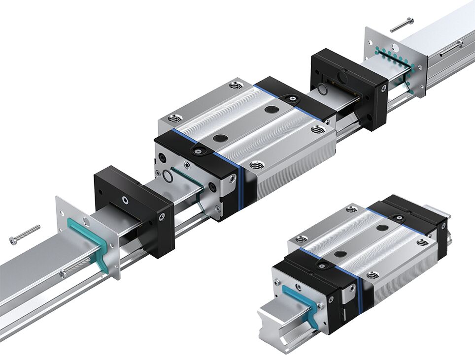 Передний смазочный узел для роликовых направляющих Bosch Rexroth 65 [R181062500]