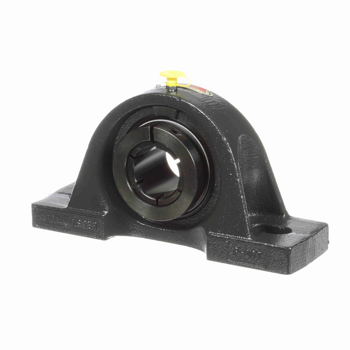 Sealmaster Mounted Cast Iron Two Bolt Pillow Block Ball Bearing - 52100 Bearing Steel, Black Oxided - Concentric Lock - MP-24T