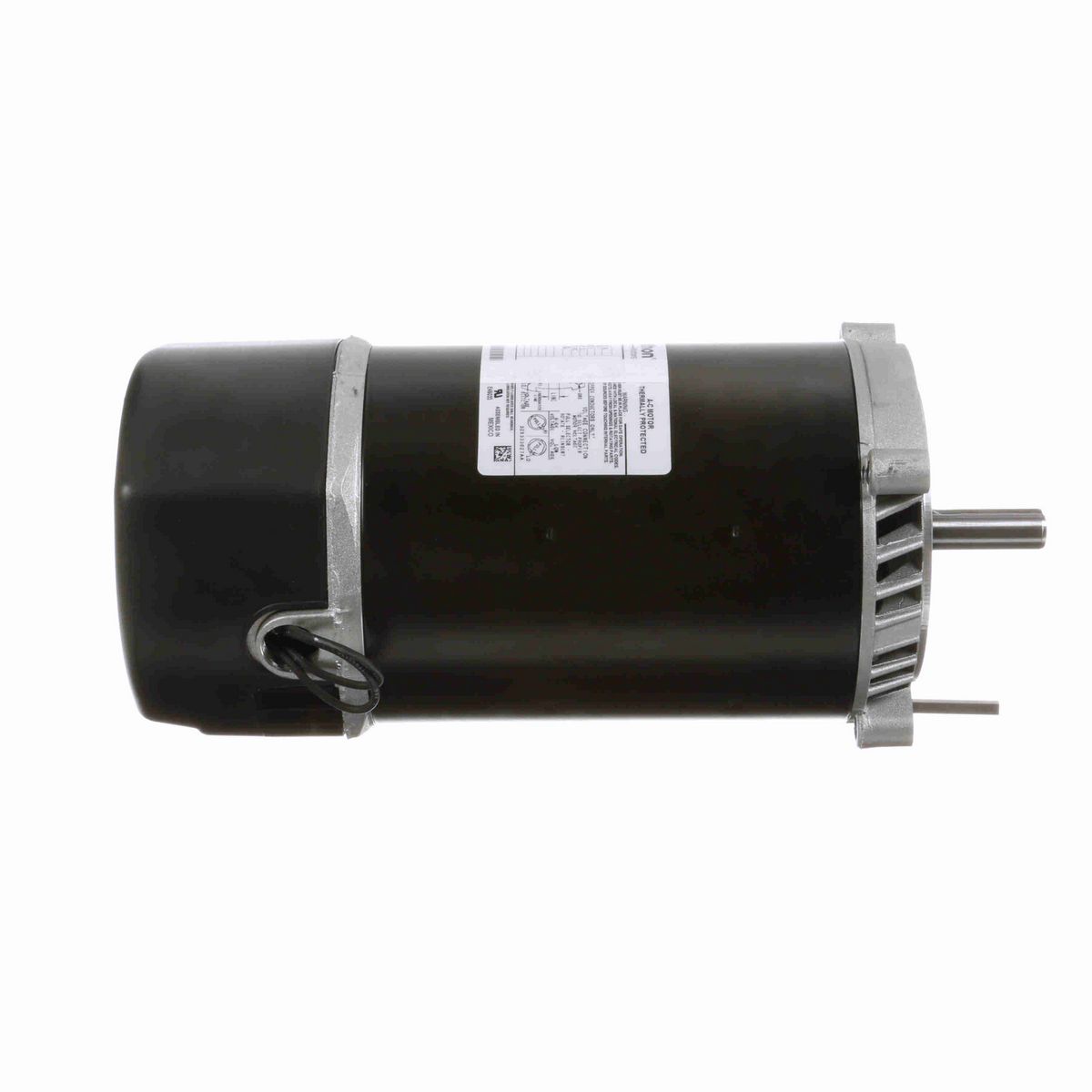 LEESON Jet Pump Motor, 0.75 HP, 1 Ph, 60 Hz, 115/230 V, 3600 RPM, 56C Frame, DP - C1083A