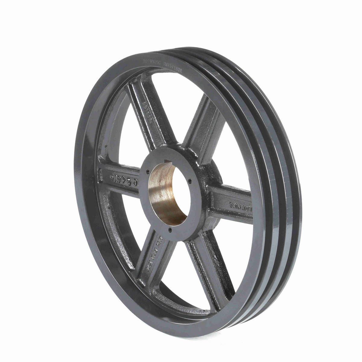 Browning 3 Groove Cast Iron Bushed Bore Companion Sheave - 3MV5V180R