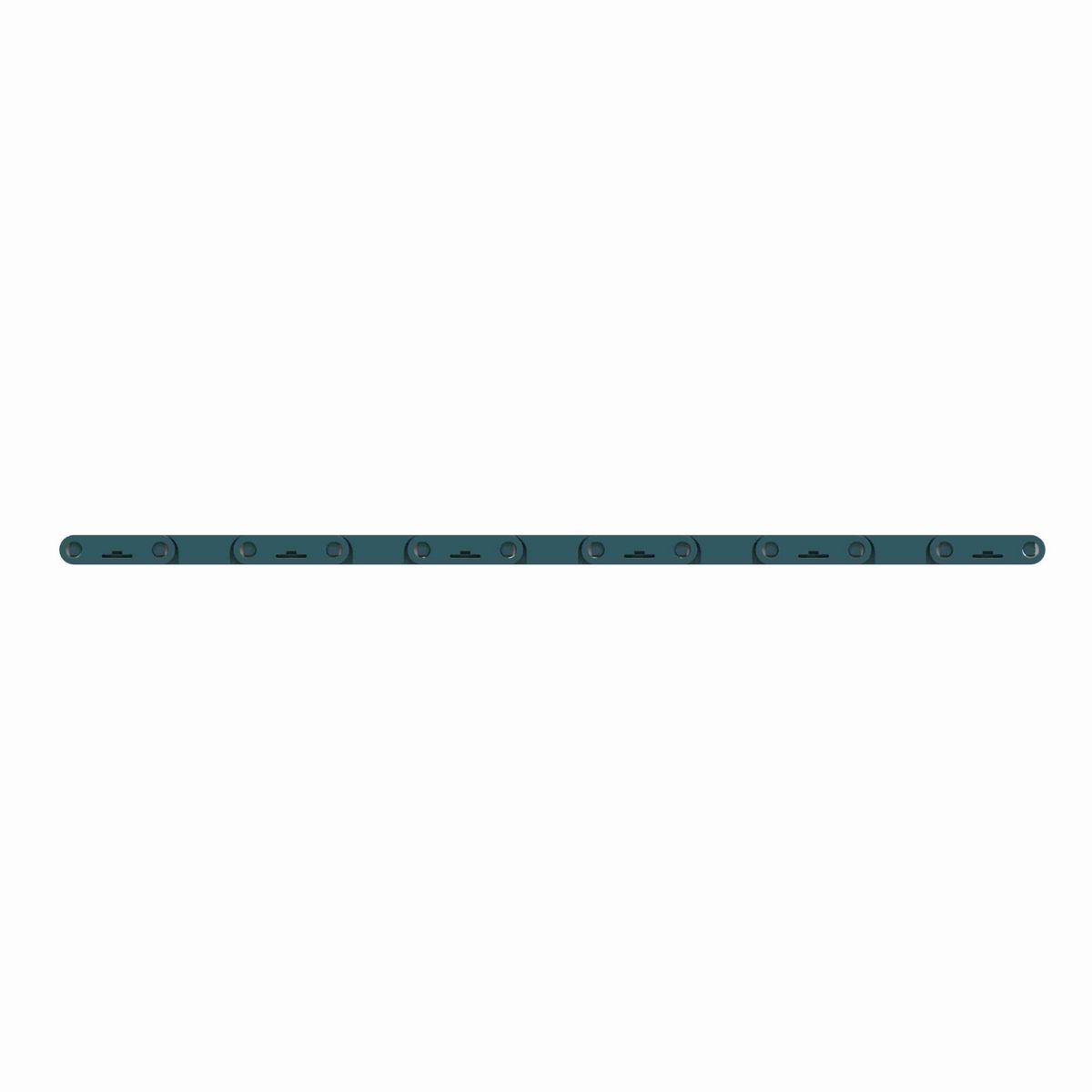 Rexnord 1000FT Straight Running Solid Top, Material: Green Low Friction Acetal, Width: 85mm, Pitch: 1in - 817.30.10