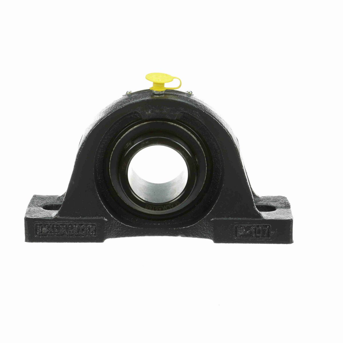 Sealmaster Mounted Cast Iron Two Bolt Pillow Block Ball Bearing - 52100 Bearing Steel, Black Oxided - Setscrew Lock - NP-208