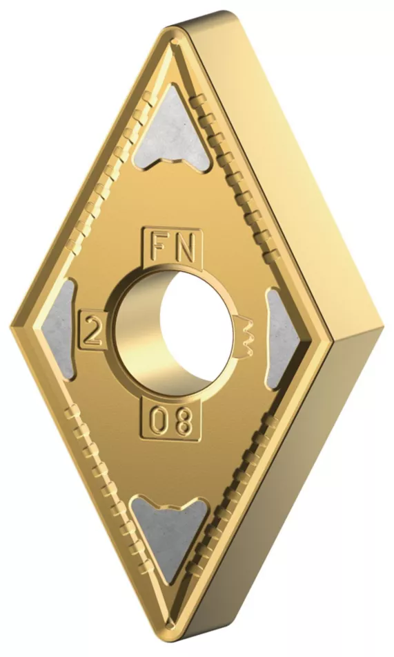 ISO Turning Carbide Insert - Finishing Negative Geometry Kennametal Kenloc - DNMG Insert - Negative - FN [3753221]