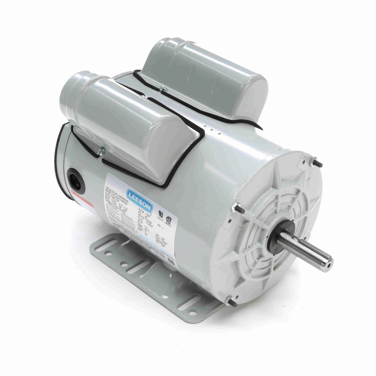 LEESON Agricultural Motor, 1.50 HP, 1 Ph, 60 Hz, 115/230 V, 1800 RPM, 56H Frame, TEAO - A009594.00