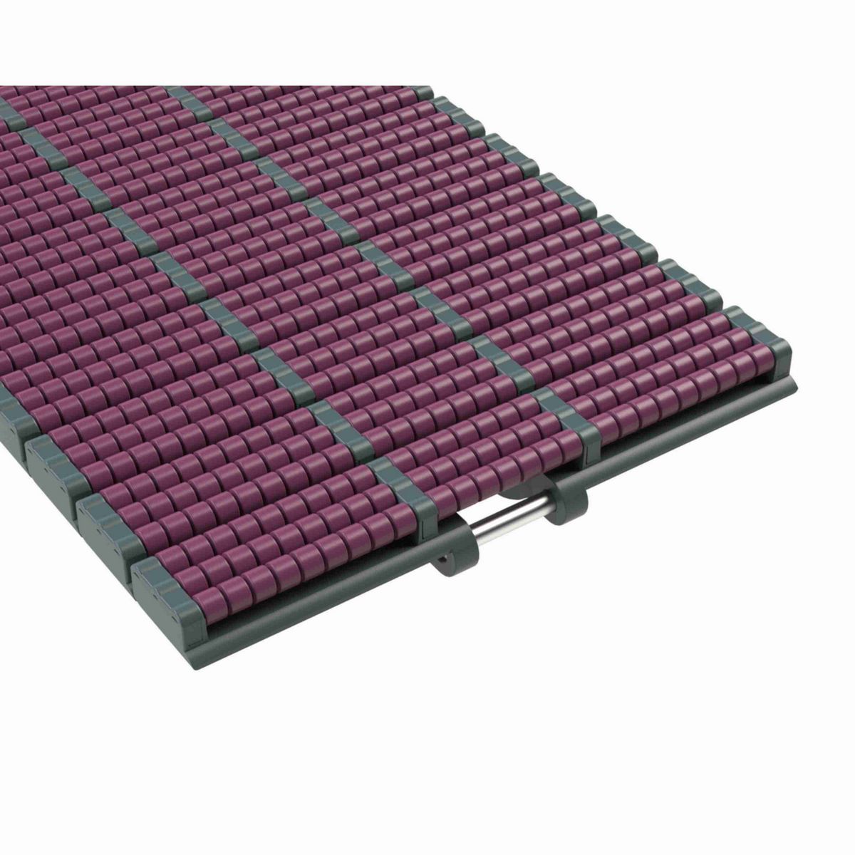 Rexnord HDS LBP Straight Running Low Backline Pressure, Material: Internally Lubricated Polyacetal (Grey), Width: 10in, Pitch: 1.5in - 752.81.19