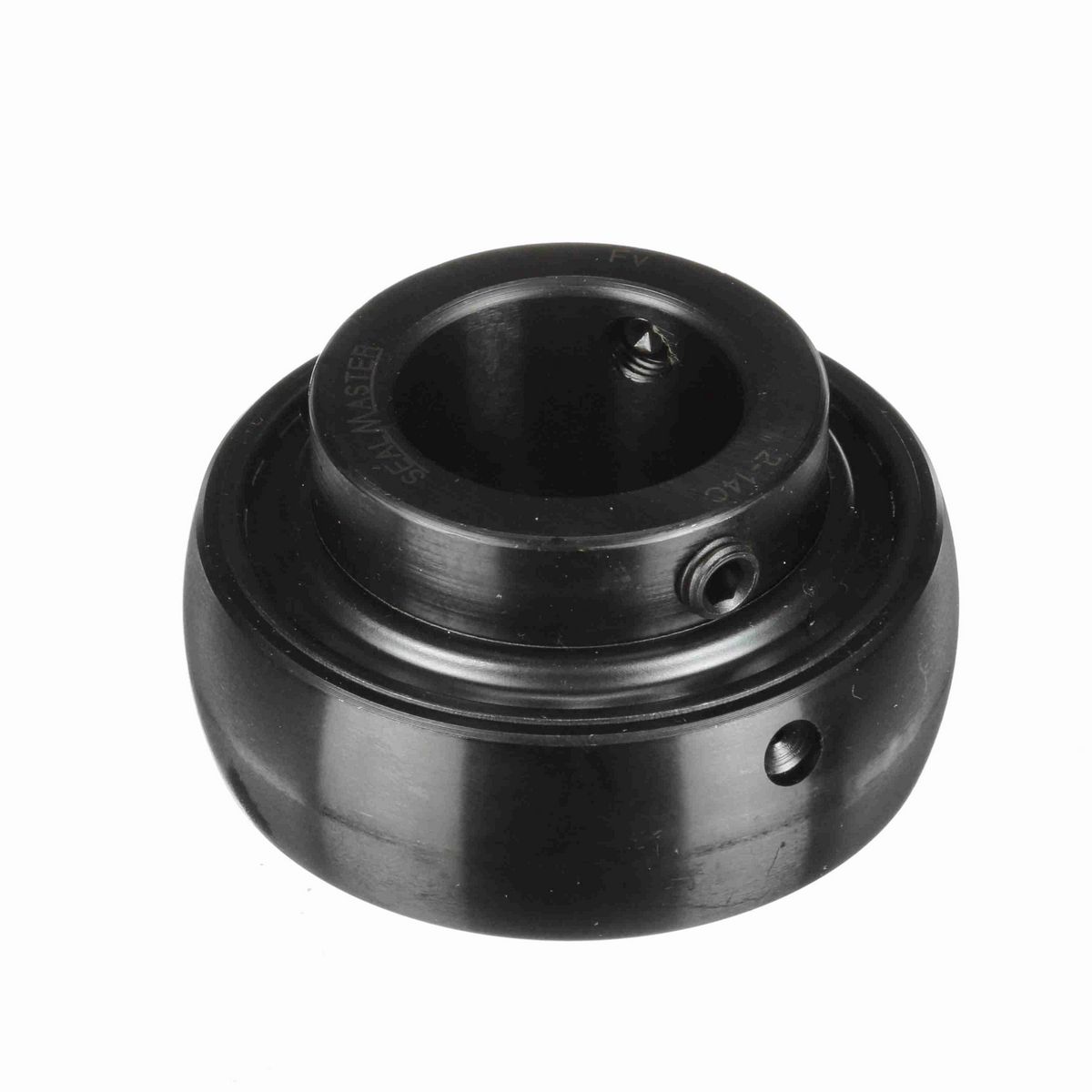 Sealmaster Mounted Insert Only Ball Bearing - 52100 Bearing Steel, Black Oxided - Setscrew Lock - 2-14C
