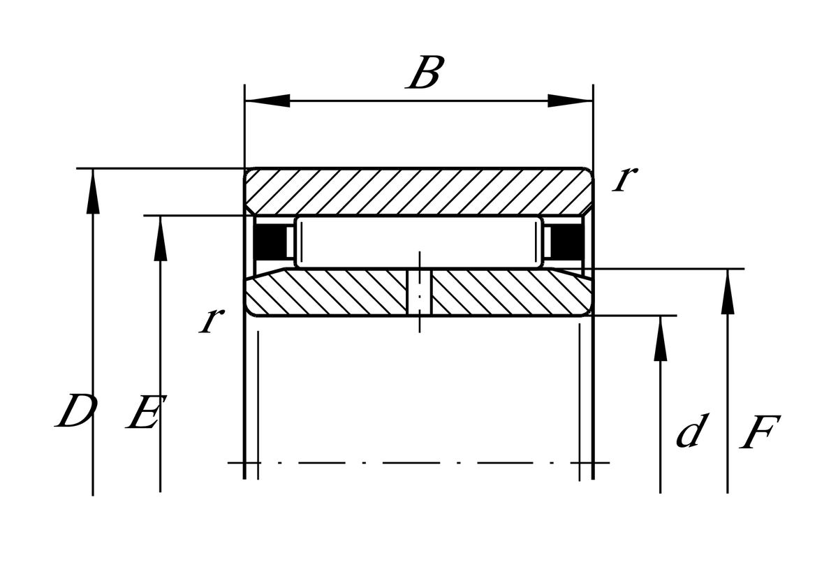 Игольчатый роликоподшипник INA NAO6X17X10-TV-IS1-XL