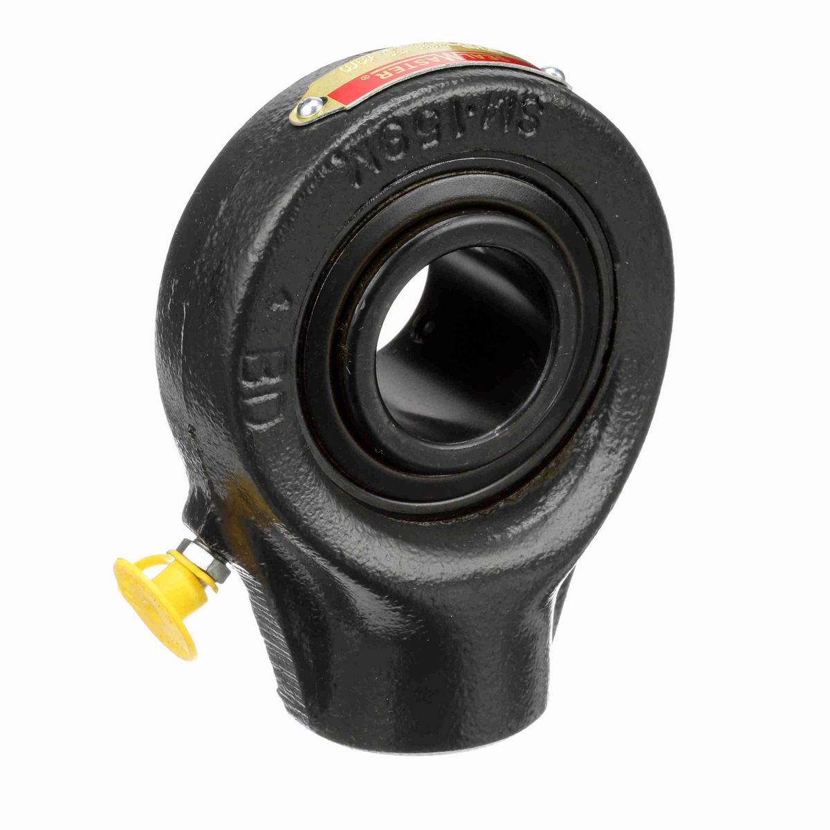 Sealmaster Mounted Cast Iron Hanger Unit Ball Bearing - 52100 Bearing Steel, Black Oxided - Setscrew Lock - SEHB-206