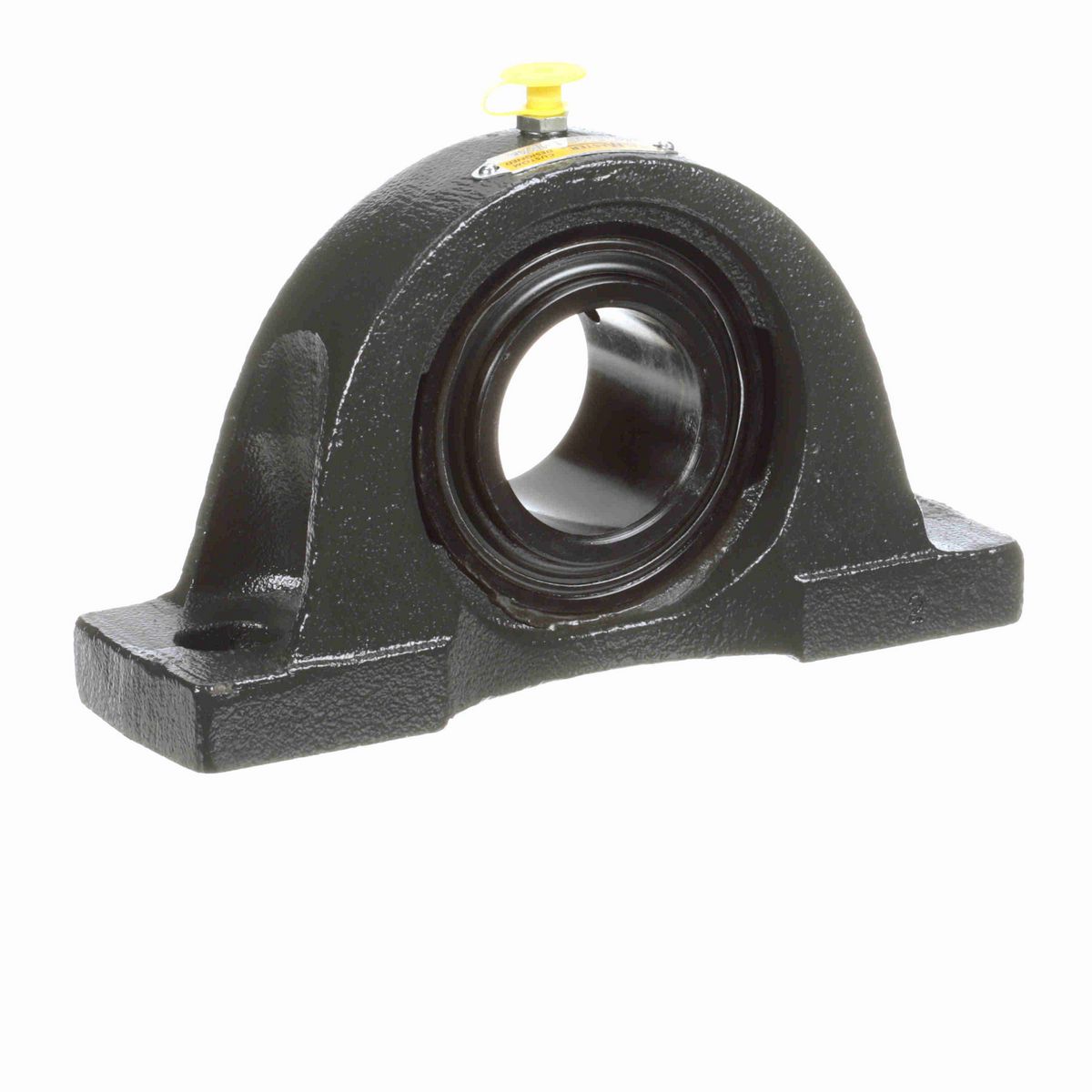 Sealmaster Mounted Cast Iron Two Bolt Pillow Block Ball Bearing - 52100 Bearing Steel, Black Oxided - Setscrew Lock - High Contamination - NP-31 DRT