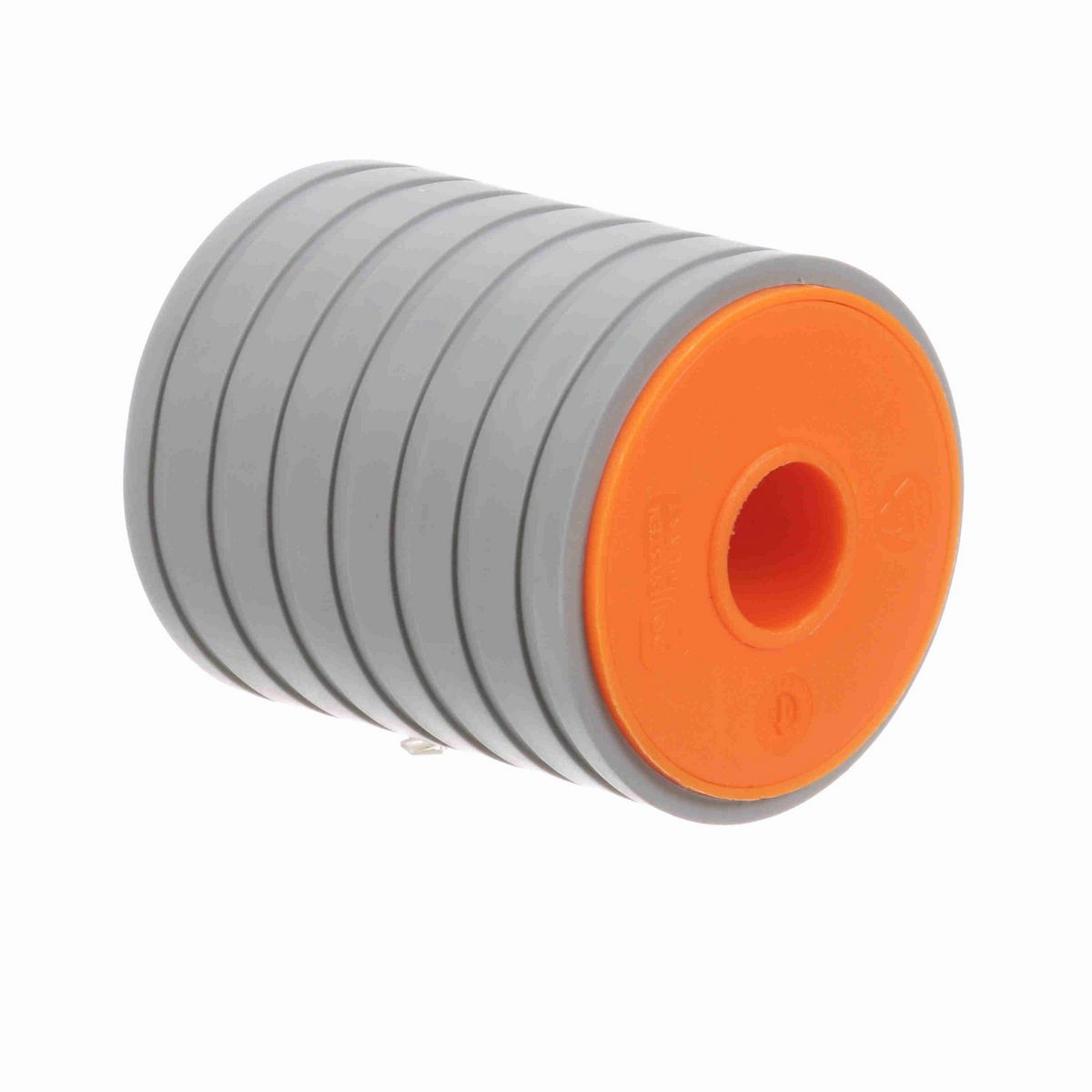 System Plast Return Roller with Rubber; OD: 67-mm, Shaft Dia: -mm, Length: 82.5-mm, Color: Orange - R3B-75-60