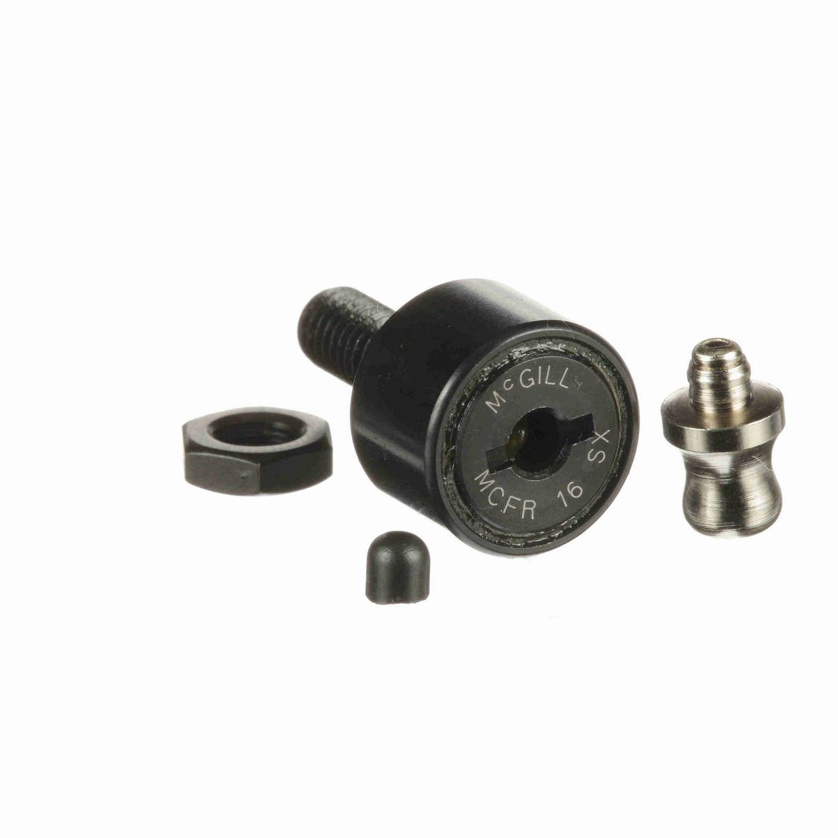 Опорный ролик с цапфой McGill CAMROL MCFR 16 SX, цилиндрический, с уплотнением, со шлицем под отвёртку, метрический