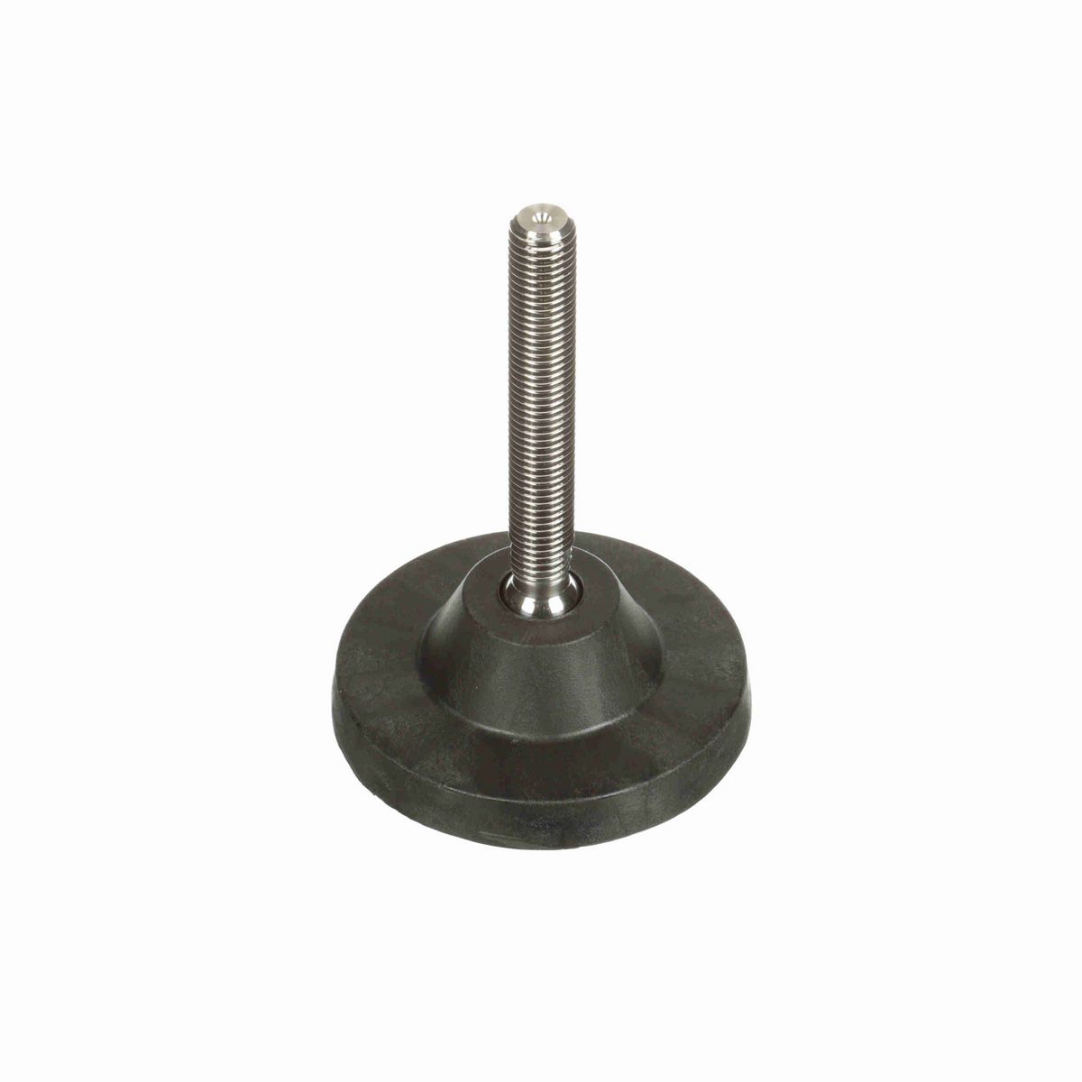 System Plast Articulating Plastic Leveler; Series: VG-513, Base Diameter: 4.84, Spindle Length: 4.63-in, Thread: 3/4-10 - VG-513-01-S34-L5